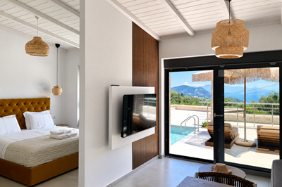 Superior Suite with private pool and sea view at GoldenEye Suites
